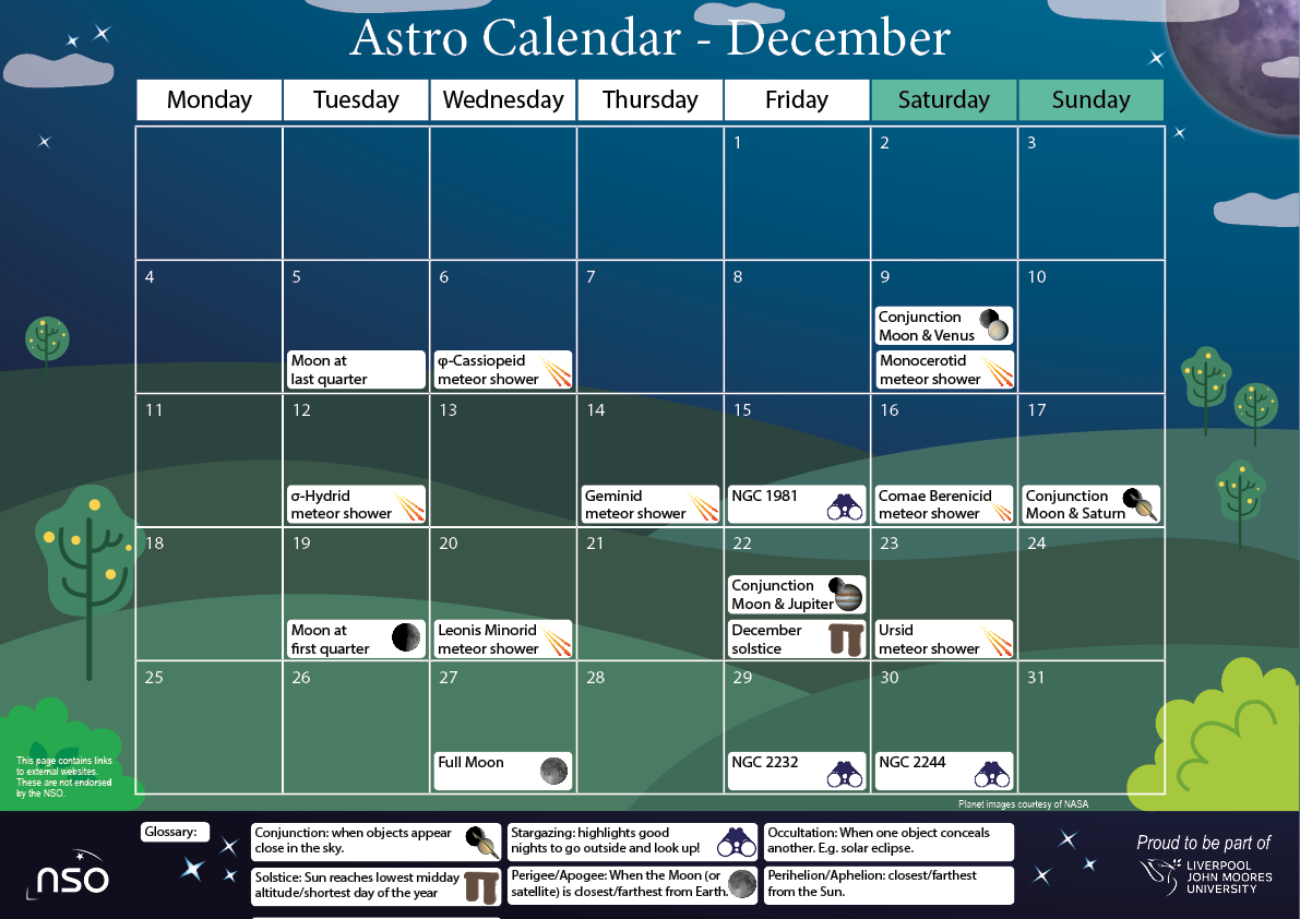 AstroCal December